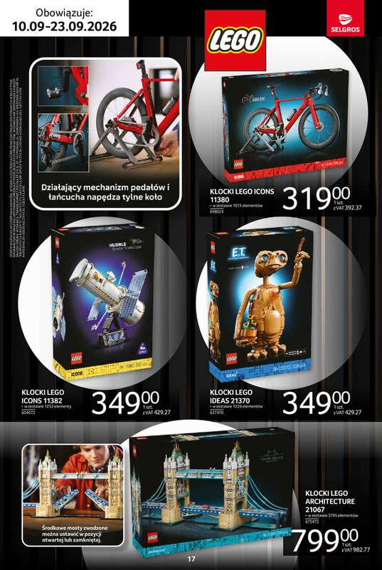Selgros - gazetka promocyjna Katalog premium od czwartku 10.09 do środy 23.09 - strona 17