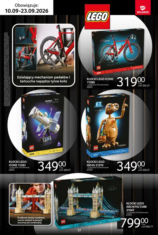 Selgros - gazetka promocyjna Katalog premium od czwartku 10.09 do środy 23.09 - strona 17