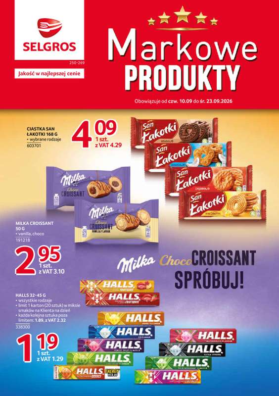 Selgros - gazetka promocyjna Katalog Markowe Produkty od czwartku 10.09 do środy 23.09
