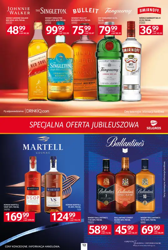 Selgros - gazetka promocyjna Specjalna Oferta Jubileuszowa od czwartku 10.09 do środy 23.09 - strona 12