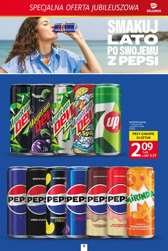Selgros - gazetka promocyjna Specjalna Oferta Jubileuszowa od czwartku 10.09 do środy 23.09 - strona 9