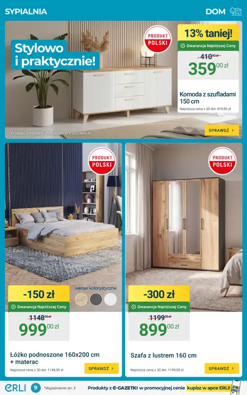 ERLI - gazetka promocyjna Gazetka  do niedzieli 13.09 - strona 9