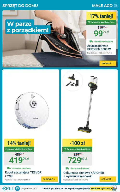 ERLI - gazetka promocyjna Gazetka  do niedzieli 13.09 - strona 13