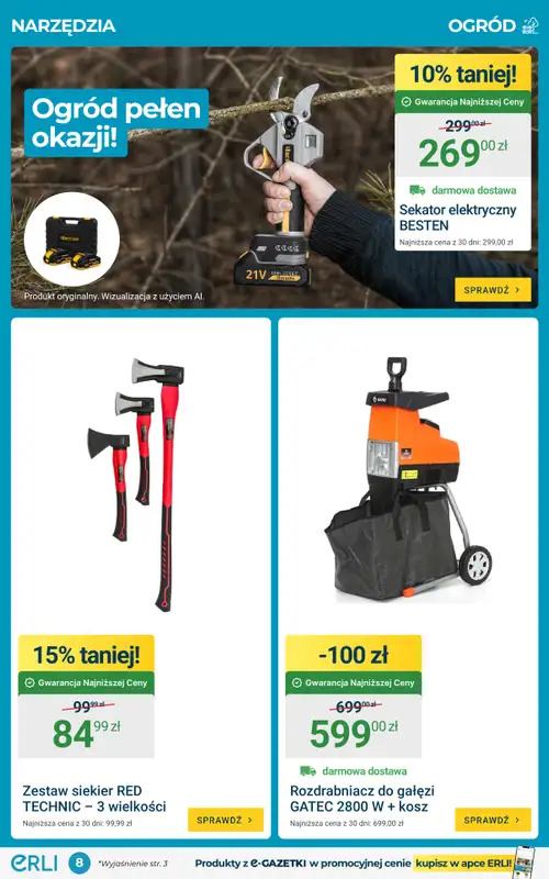 ERLI - gazetka promocyjna Gazetka  do niedzieli 13.09 - strona 8