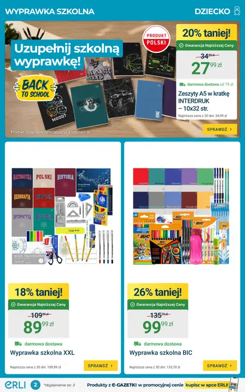 ERLI - gazetka promocyjna Gazetka  do niedzieli 13.09 - strona 2