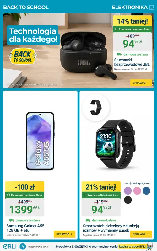 ERLI - gazetka promocyjna Gazetka  do niedzieli 13.09 - strona 4