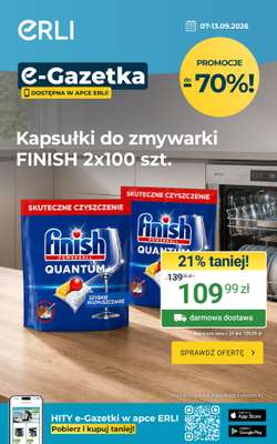 ERLI - gazetka promocyjna Gazetka  do niedzieli 13.09