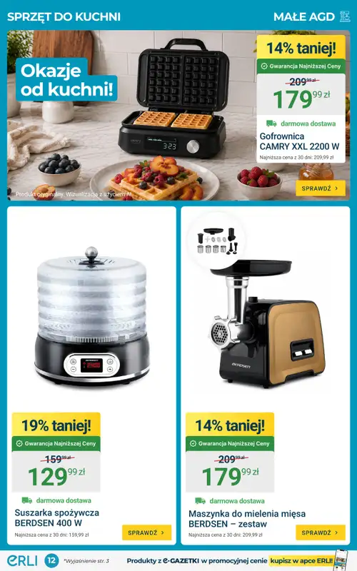 ERLI - gazetka promocyjna Gazetka  do niedzieli 13.09 - strona 12