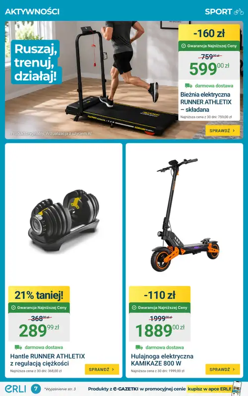 ERLI - gazetka promocyjna Gazetka  do niedzieli 13.09 - strona 7