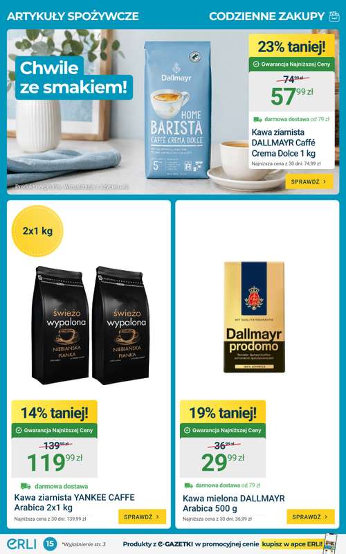ERLI - gazetka promocyjna Gazetka  do niedzieli 13.09 - strona 15