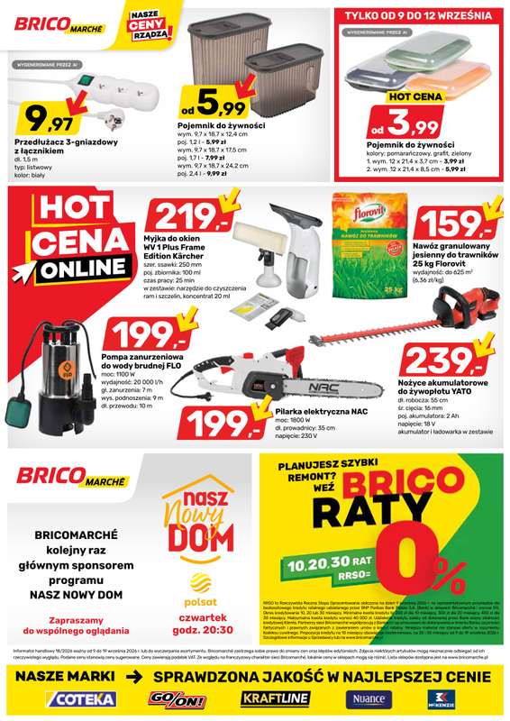 Bricomarche - gazetka promocyjna Gazetka  do soboty 19.09 - strona 8