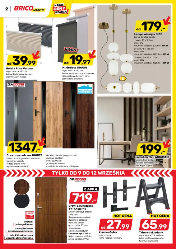 Bricomarche - gazetka promocyjna Gazetka od środy 09.09 do soboty 19.09 - strona 2