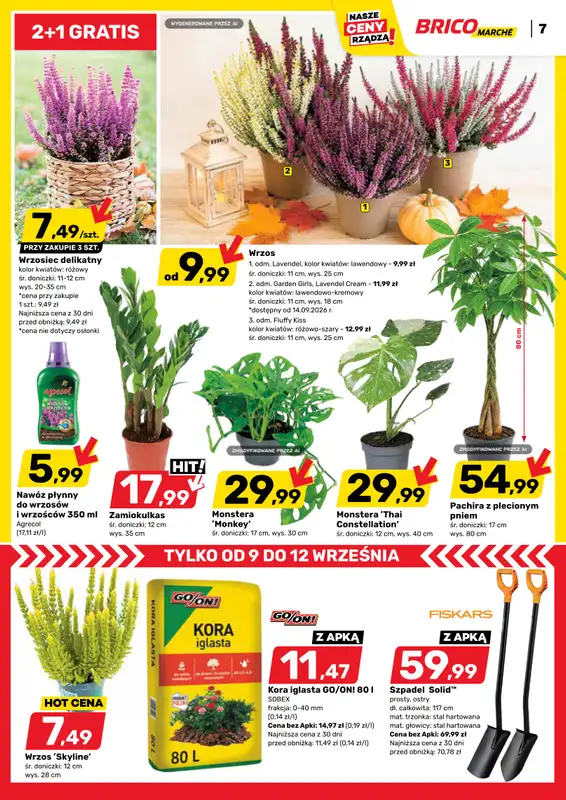 Bricomarche - gazetka promocyjna Gazetka od środy 09.09 do soboty 19.09 - strona 7