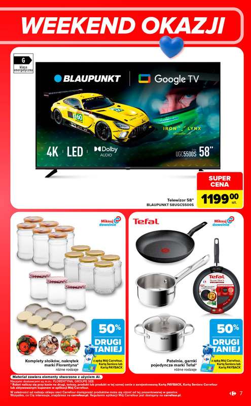 Carrefour - gazetka promocyjna W sumie od czwartku weekend okazji od czwartku 10.09 do soboty 12.09 - strona 7