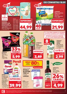 Kaufland - gazetka promocyjna Gazetka Tygodnia od czwartku 10.09 do środy 16.09 - strona 11