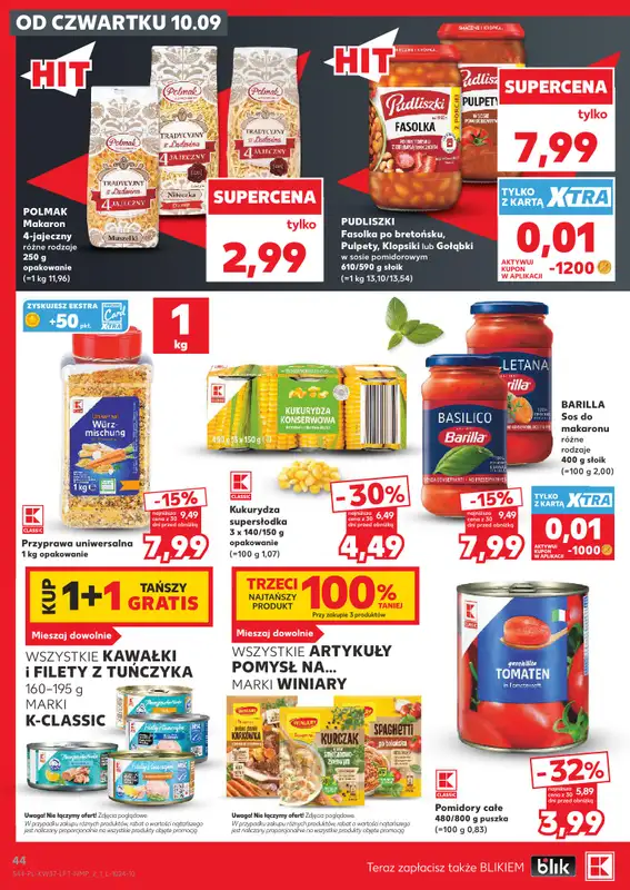 Kaufland - gazetka promocyjna Gazetka Tygodnia od czwartku 10.09 do środy 16.09 - strona 44