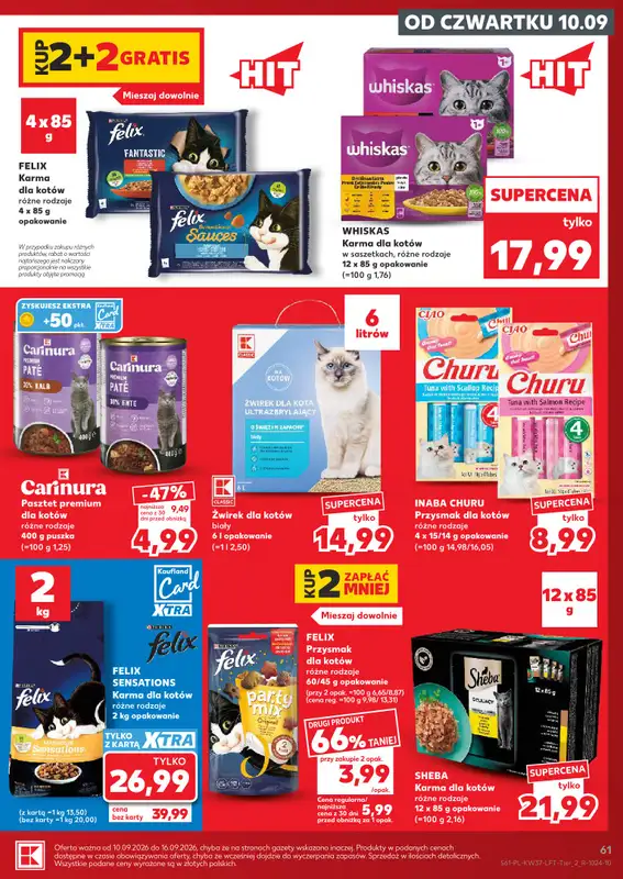 Kaufland - gazetka promocyjna Gazetka Tygodnia od czwartku 10.09 do środy 16.09 - strona 61