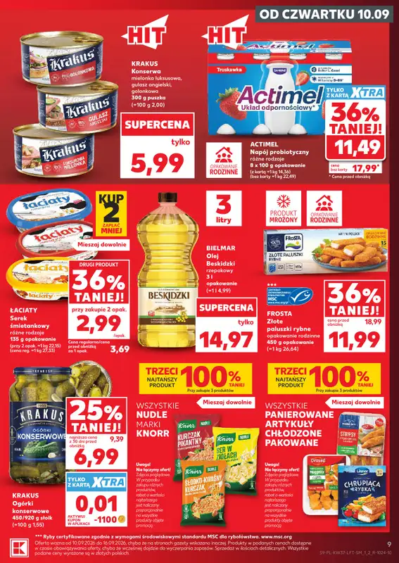 Kaufland - gazetka promocyjna Gazetka Tygodnia od czwartku 10.09 do środy 16.09 - strona 9