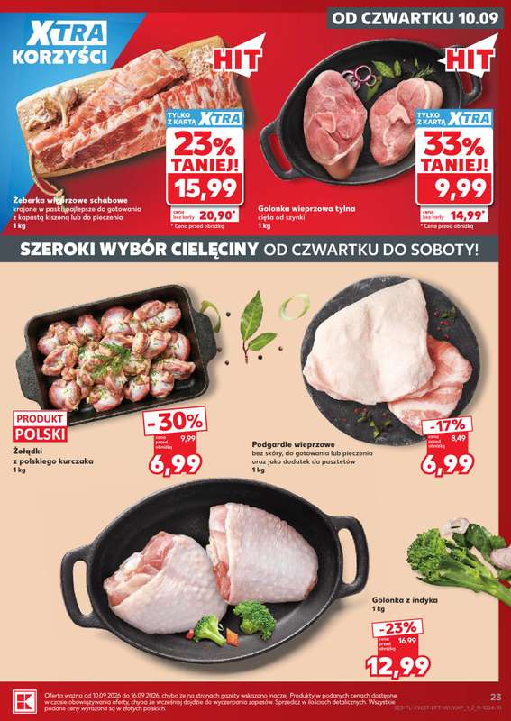 Kaufland - gazetka promocyjna Gazetka Tygodnia od czwartku 10.09 do środy 16.09 - strona 23