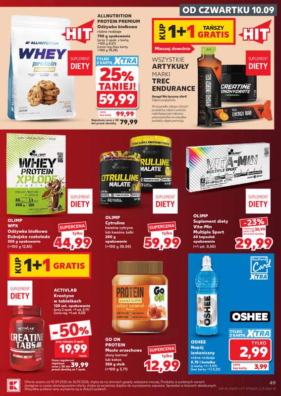 Kaufland - gazetka promocyjna Gazetka Tygodnia od czwartku 10.09 do środy 16.09 - strona 49