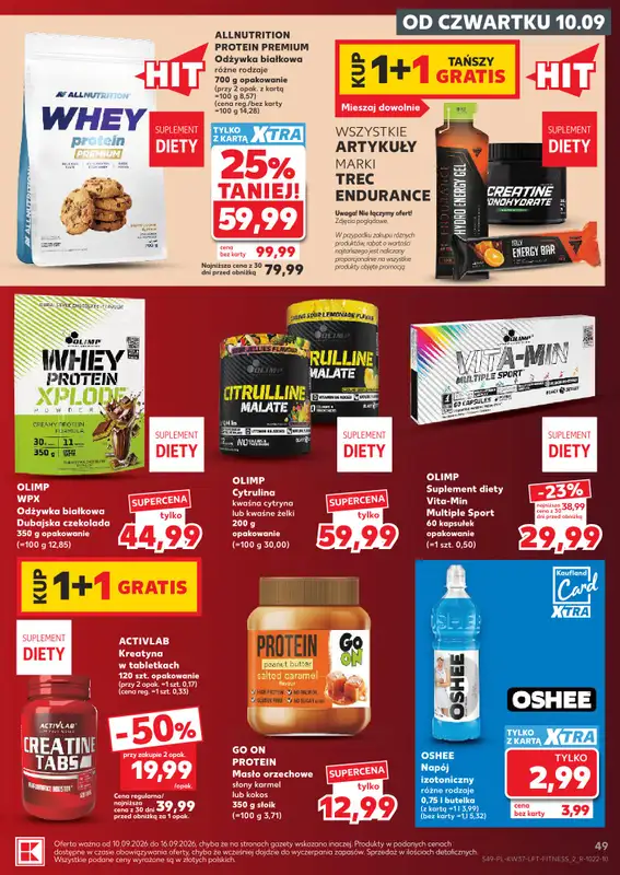 Kaufland - gazetka promocyjna Gazetka Tygodnia od czwartku 10.09 do środy 16.09 - strona 49