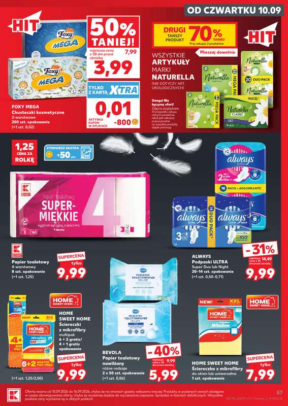 Kaufland - gazetka promocyjna Gazetka Tygodnia od czwartku 10.09 do środy 16.09 - strona 57