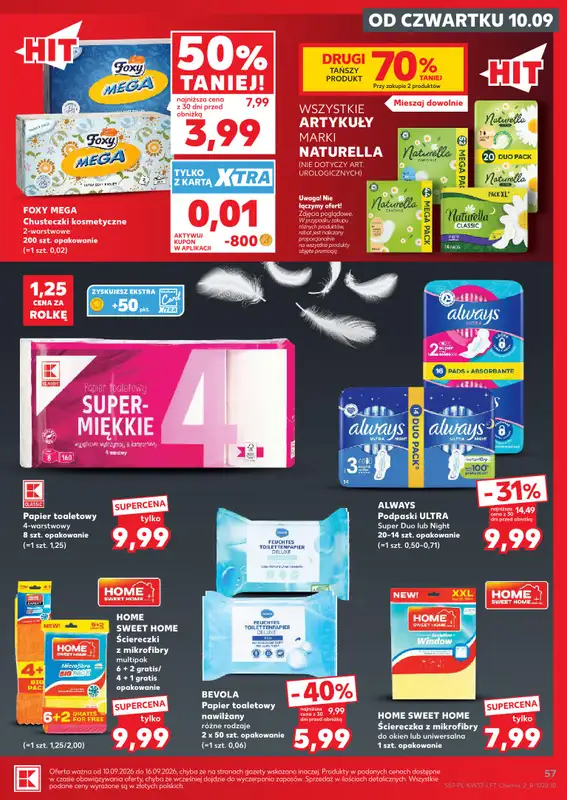 Kaufland - gazetka promocyjna Gazetka Tygodnia od czwartku 10.09 do środy 16.09 - strona 57