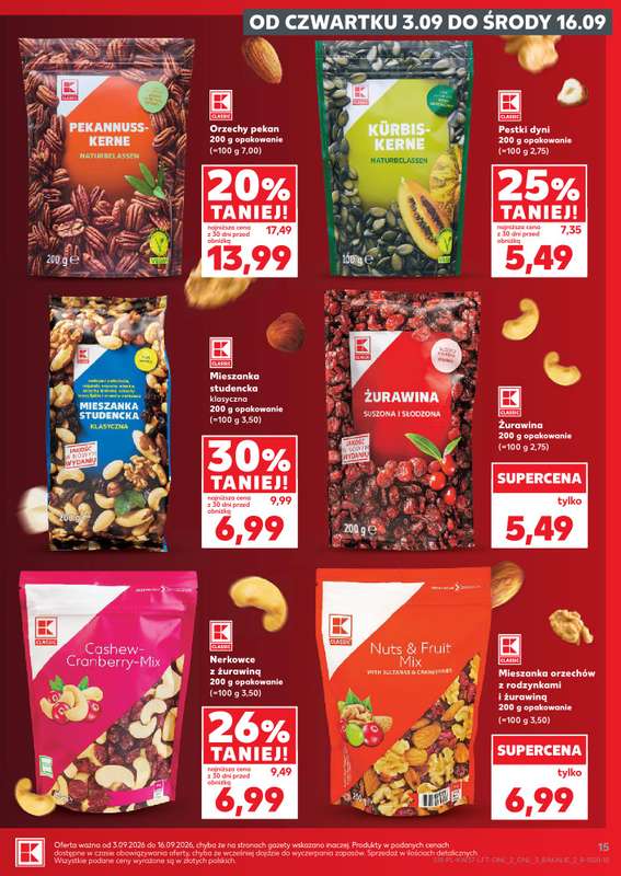 Kaufland - gazetka promocyjna Gazetka Tygodnia od czwartku 10.09 do środy 16.09 - strona 15
