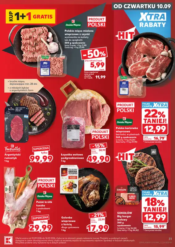 Kaufland - gazetka promocyjna Gazetka Tygodnia od czwartku 10.09 do środy 16.09 - strona 31