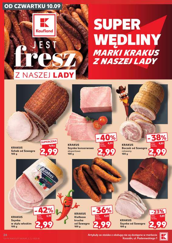 Kaufland - gazetka promocyjna Gazetka Tygodnia od czwartku 10.09 do środy 16.09 - strona 24