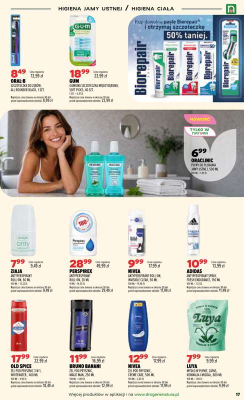 Drogerie Natura - gazetka promocyjna Gazetka od wtorku 08.09 do poniedziałku 21.09 - strona 17