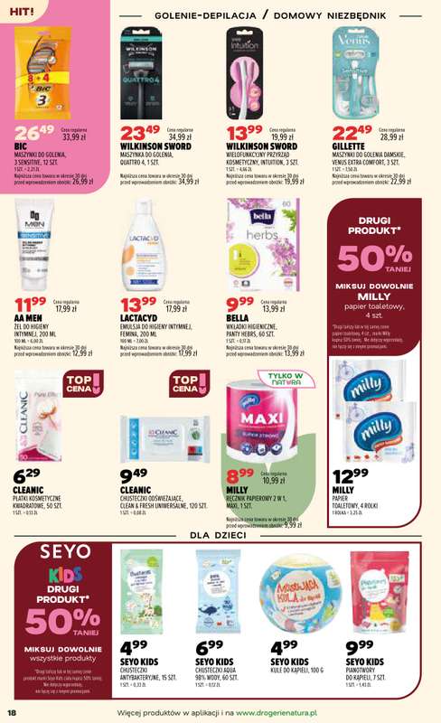 Drogerie Natura - gazetka promocyjna Gazetka od wtorku 08.09 do poniedziałku 21.09 - strona 18