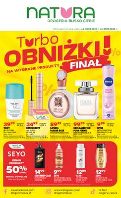 Drogerie Natura - gazetka promocyjna Gazetka od wtorku 08.09 do poniedziałku 21.09