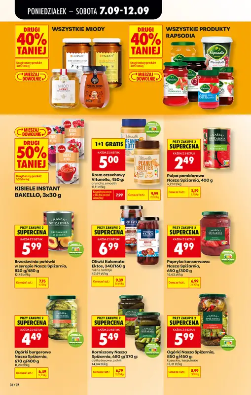 Biedronka - gazetka promocyjna Od poniedziałku, Z ladą tradycyjną od poniedziałku 07.09 do soboty 12.09 - strona 60