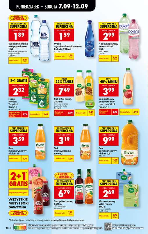 Biedronka - gazetka promocyjna Od poniedziałku, Z ladą tradycyjną od poniedziałku 07.09 do soboty 12.09 - strona 72