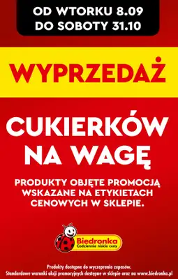 Biedronka - gazetka promocyjna Od poniedziałku, Z ladą tradycyjną od poniedziałku 07.09 do soboty 12.09 - strona 30