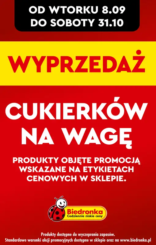 Biedronka - gazetka promocyjna Od poniedziałku, Z ladą tradycyjną od poniedziałku 07.09 do soboty 12.09 - strona 30