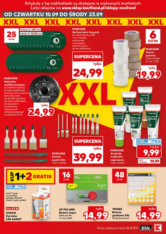 Kaufland - gazetka promocyjna Oferta Kaufland - Non Food od czwartku 10.09 do środy 23.09 - strona 16