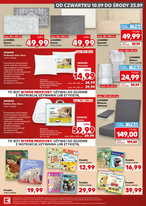 Kaufland - gazetka promocyjna Oferta Kaufland - Non Food od czwartku 10.09 do środy 23.09 - strona 15