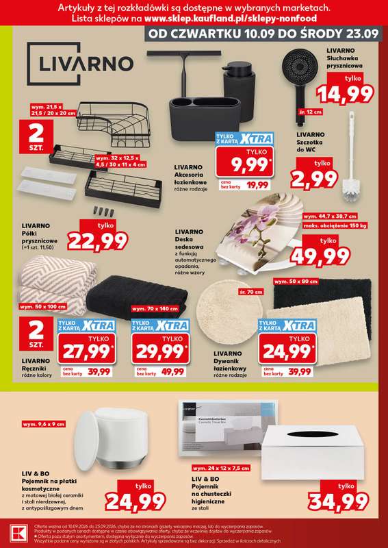 Kaufland - gazetka promocyjna Oferta Kaufland - Non Food od czwartku 10.09 do środy 23.09 - strona 11