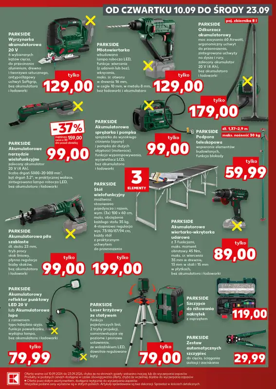 Kaufland - gazetka promocyjna Oferta Kaufland - Non Food od czwartku 10.09 do środy 23.09 - strona 7
