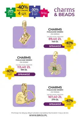 Briju - gazetka promocyjna Charms&Beads od środy 09.09 do środy 30.09 - strona 4