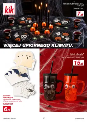 KiK - gazetka promocyjna Gazetka od poniedziałku 14.09 do czwartku 24.09 - strona 12