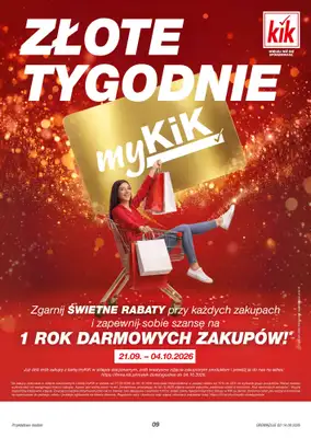 KiK - gazetka promocyjna Gazetka od poniedziałku 14.09 do czwartku 24.09 - strona 9