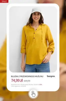 bonprix - gazetka promocyjna Bluzki i koszule do -50% od wtorku 08.09  - strona 17