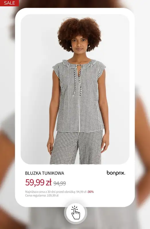 bonprix - gazetka promocyjna Bluzki i koszule do -50% od wtorku 08.09  - strona 15