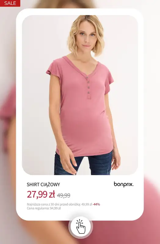 bonprix - gazetka promocyjna Bluzki i koszule do -50% od wtorku 08.09  - strona 11