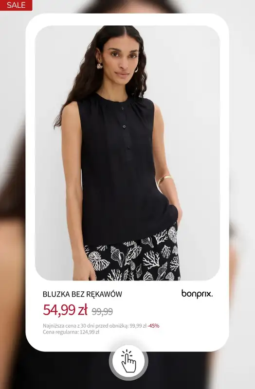 bonprix - gazetka promocyjna Bluzki i koszule do -50% od wtorku 08.09  - strona 20