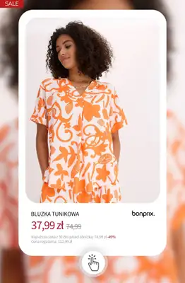 bonprix - gazetka promocyjna Bluzki i koszule do -50% od wtorku 08.09  - strona 8
