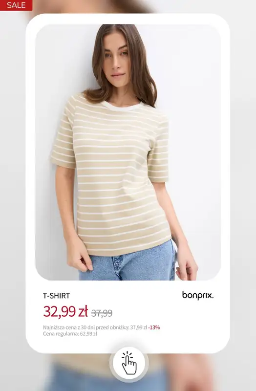 bonprix - gazetka promocyjna Bluzki i koszule do -50% od wtorku 08.09  - strona 9